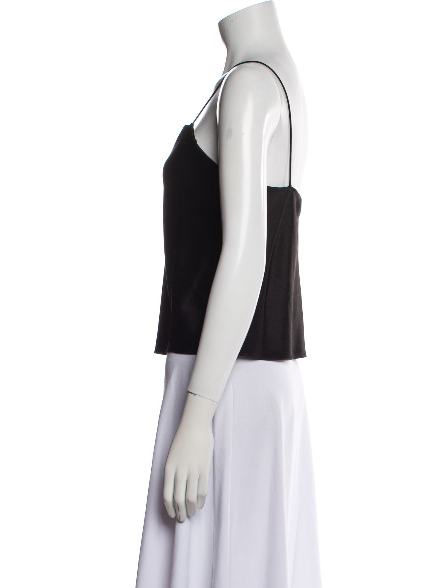 Alice + Olivia Square Neckline Sleeveless Crop Top