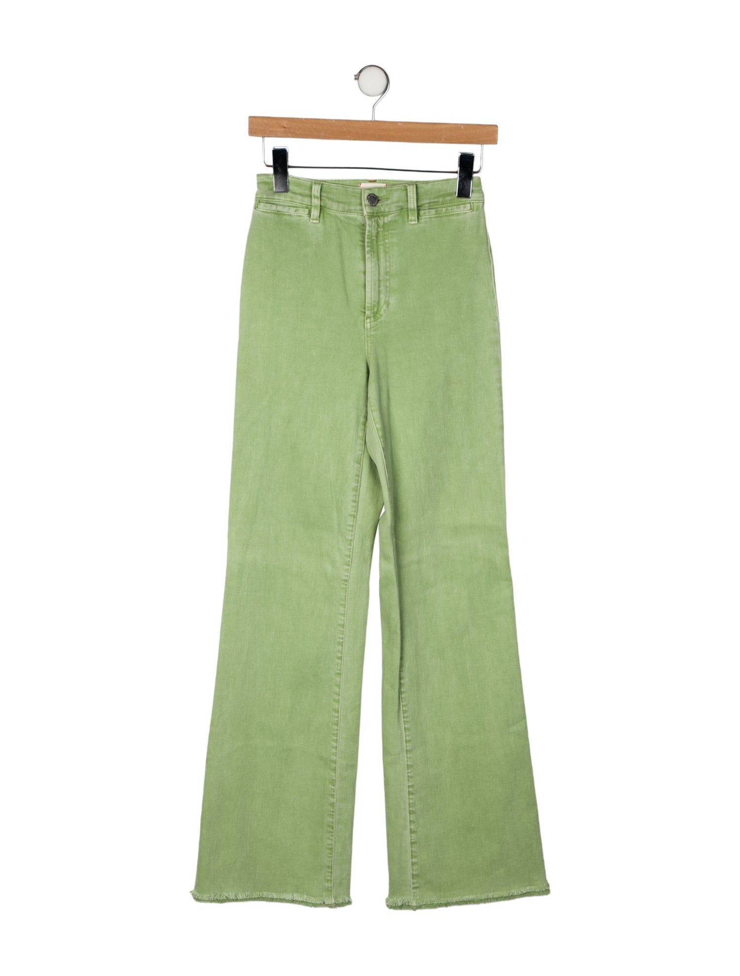 Alice + Olivia Mid-Rise Wide Leg Jeans