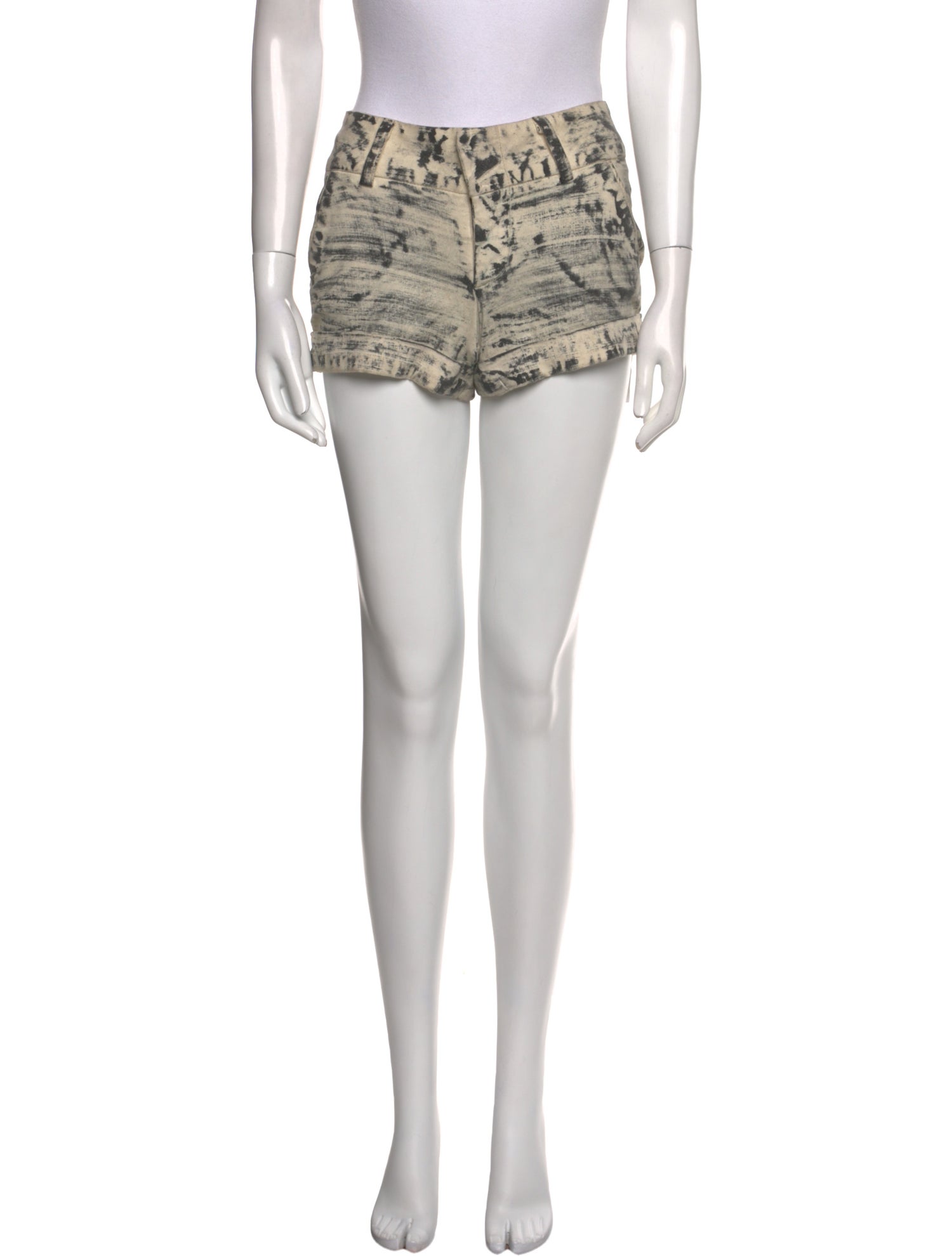 Alice + Olivia Printed Mini Shorts