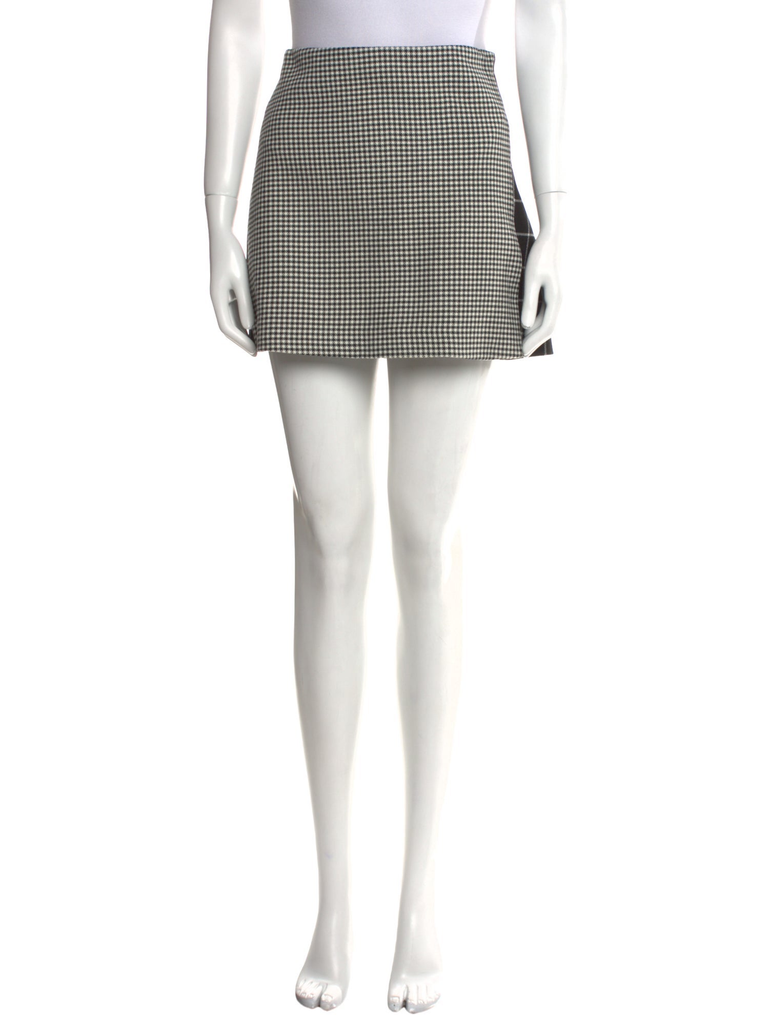 Alice + Olivia Plaid Print Mini Skirt