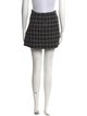 Alice + Olivia Plaid Print Mini Skirt