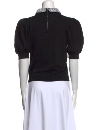 Alice + Olivia Wool Crew Neck Top