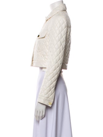 Alice + Olivia Faux Leather Denim Jacket