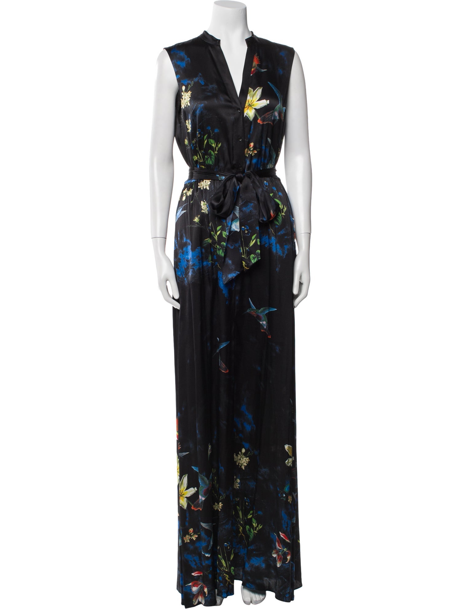 Alice + Olivia Silk Long Dress