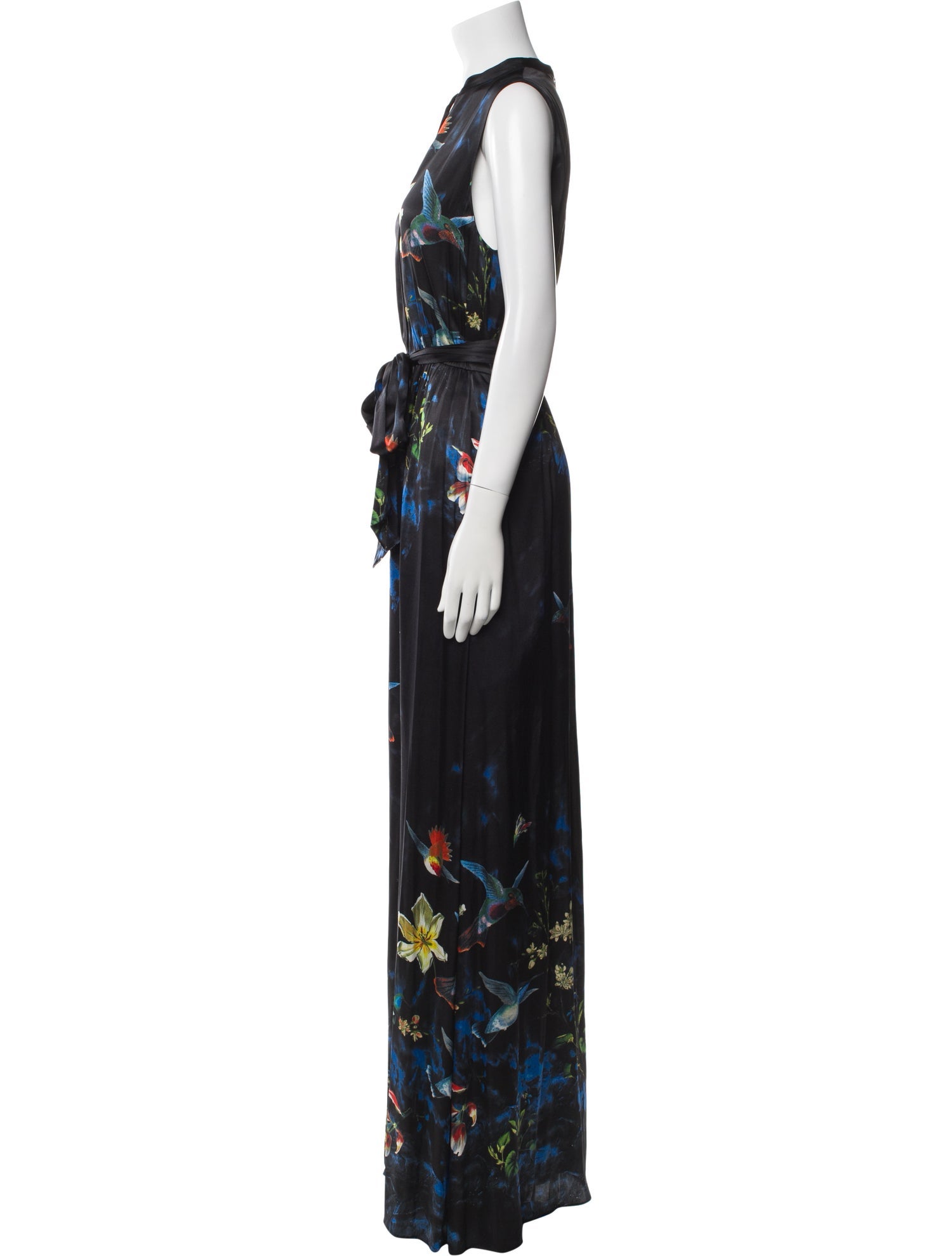 Alice + Olivia Silk Long Dress