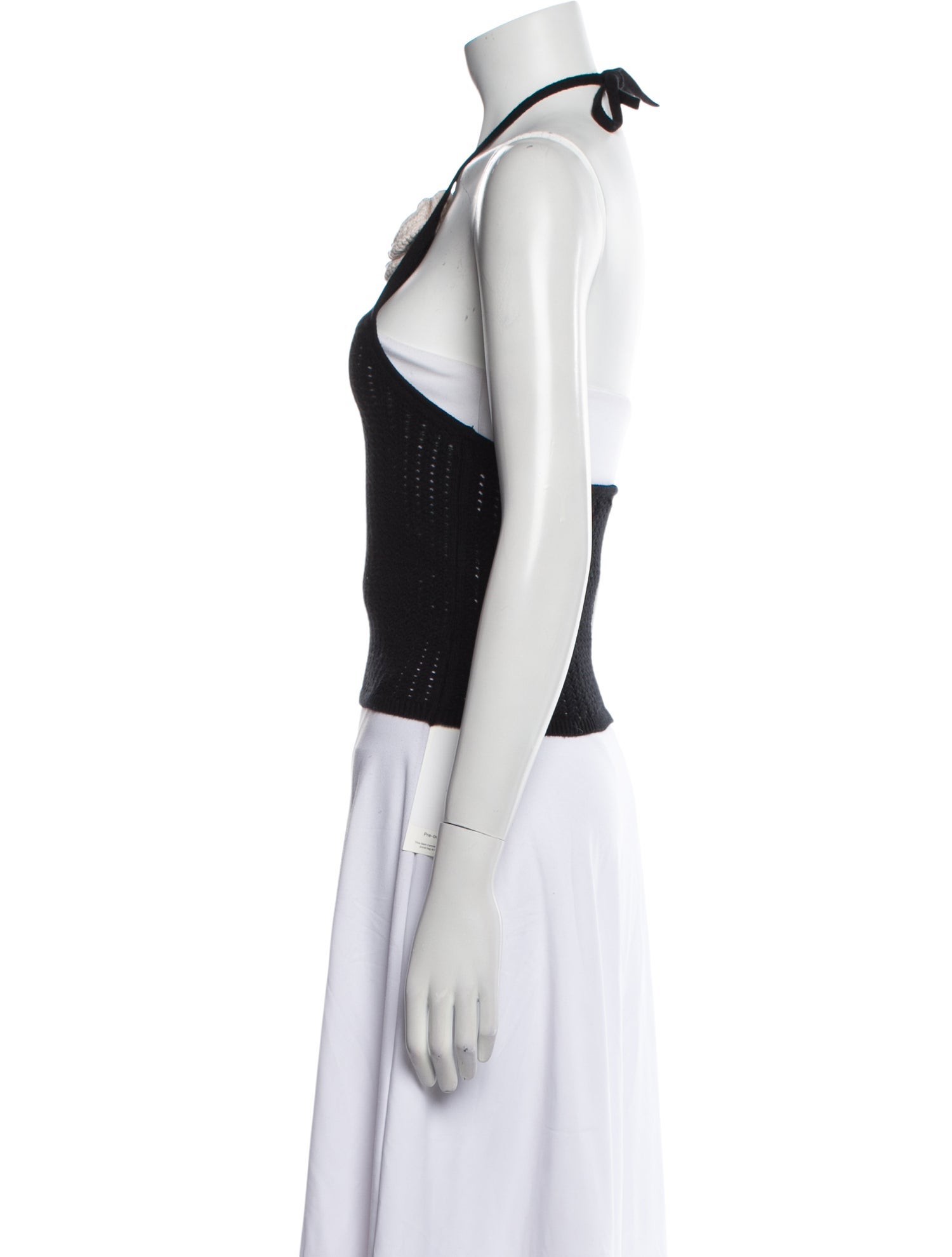 Alice + Olivia Halterneck Sleeveless Crop Top