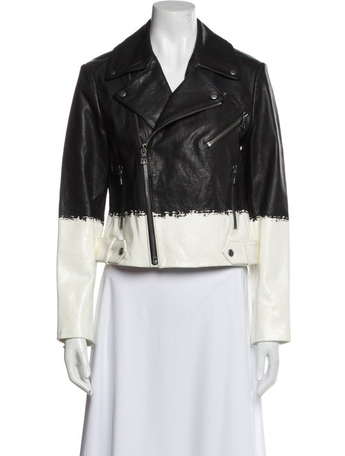 Alice + Olivia Leather Biker Jacket