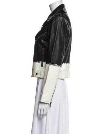 Alice + Olivia Leather Biker Jacket