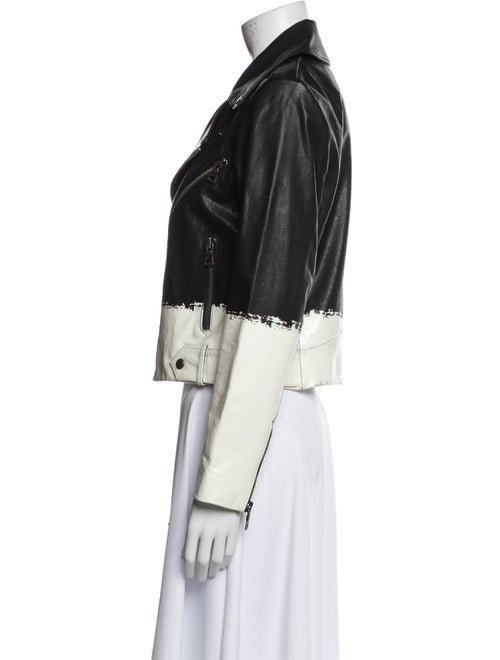 Alice + Olivia Leather Biker Jacket