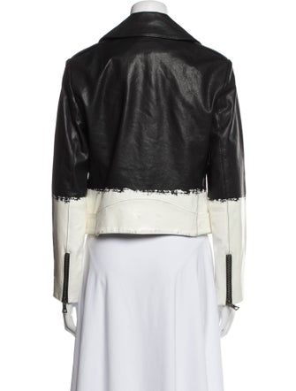 Alice + Olivia Leather Biker Jacket