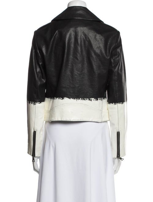 Alice + Olivia Leather Biker Jacket