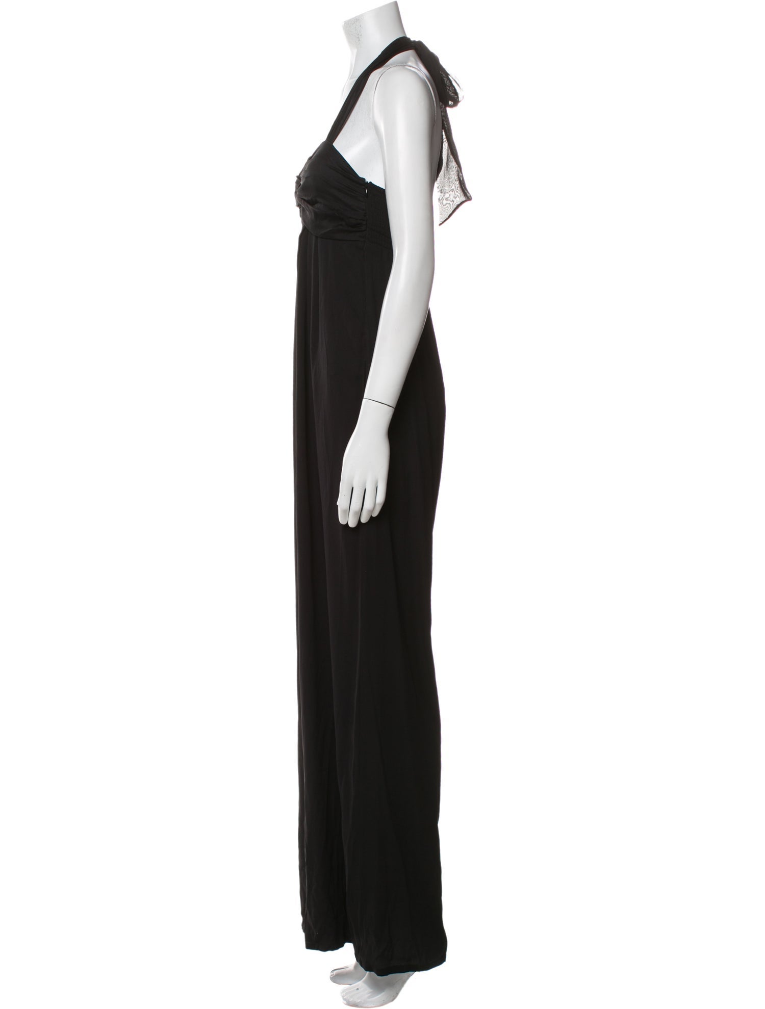 Alice + Olivia Silk Halterneck Jumpsuit