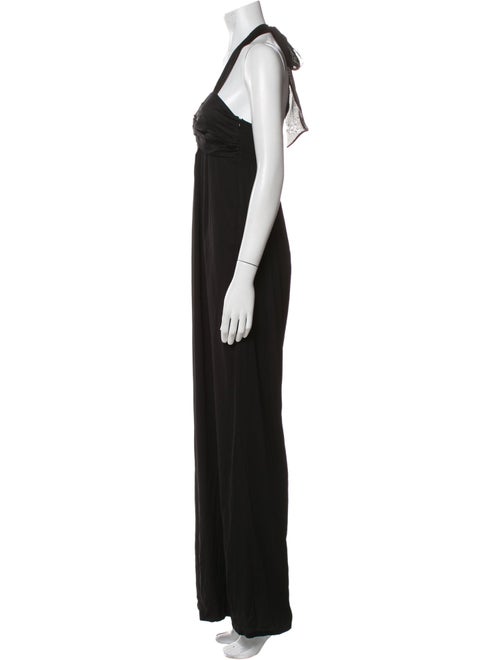 Alice + Olivia Silk Halterneck Jumpsuit