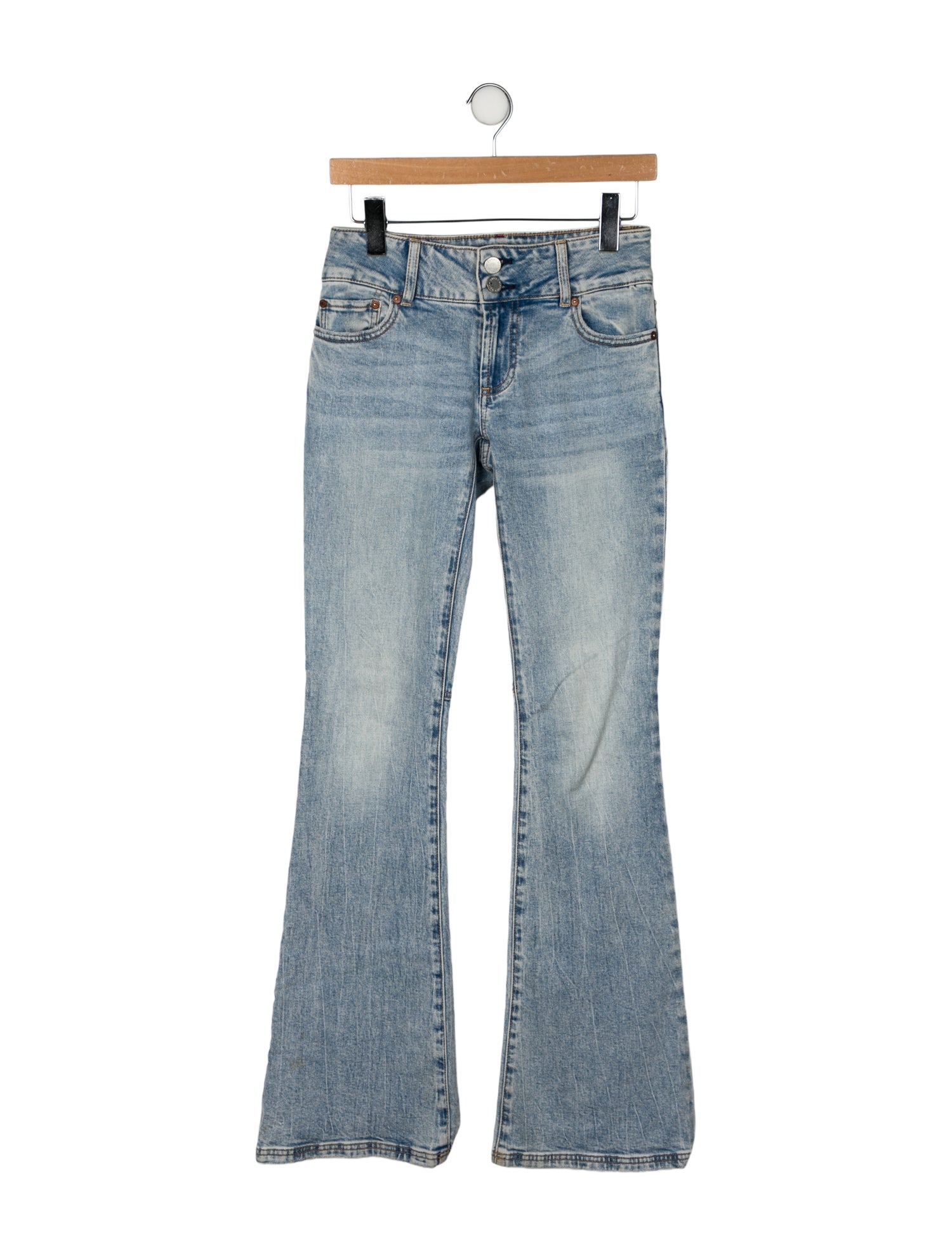 Alice + Olivia Mid-Rise Wide Leg Jeans