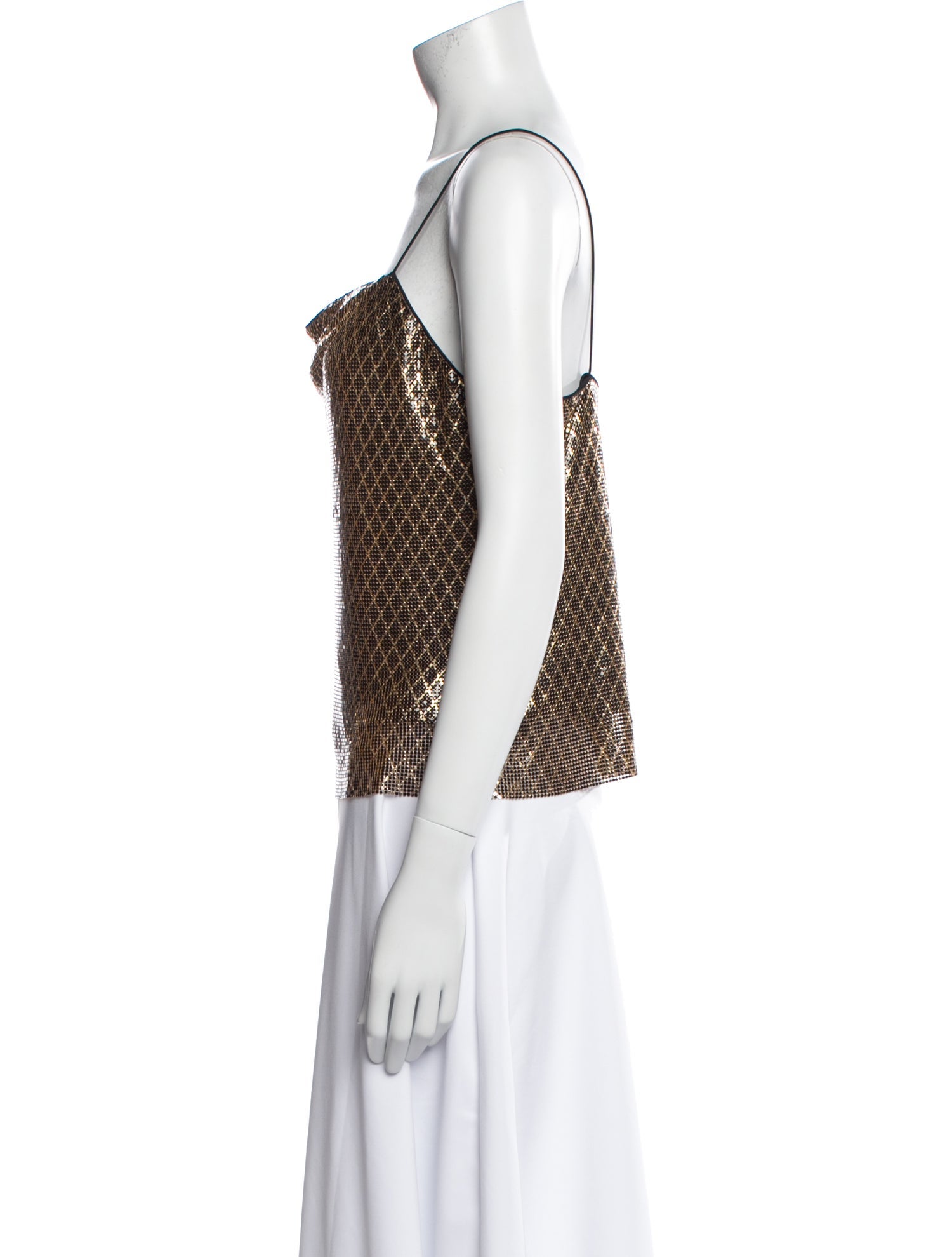 Alice + Olivia Printed Square Neckline Top