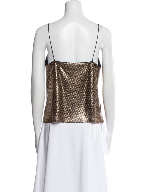Alice + Olivia Printed Square Neckline Top