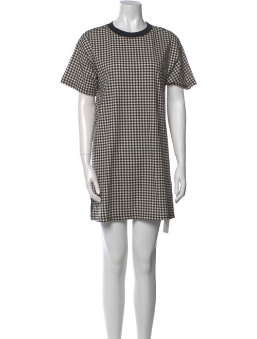 Alice + Olivia Plaid Print Mini Dress