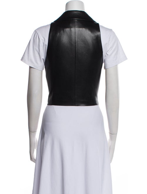 Alice + Olivia Faux Leather Vest