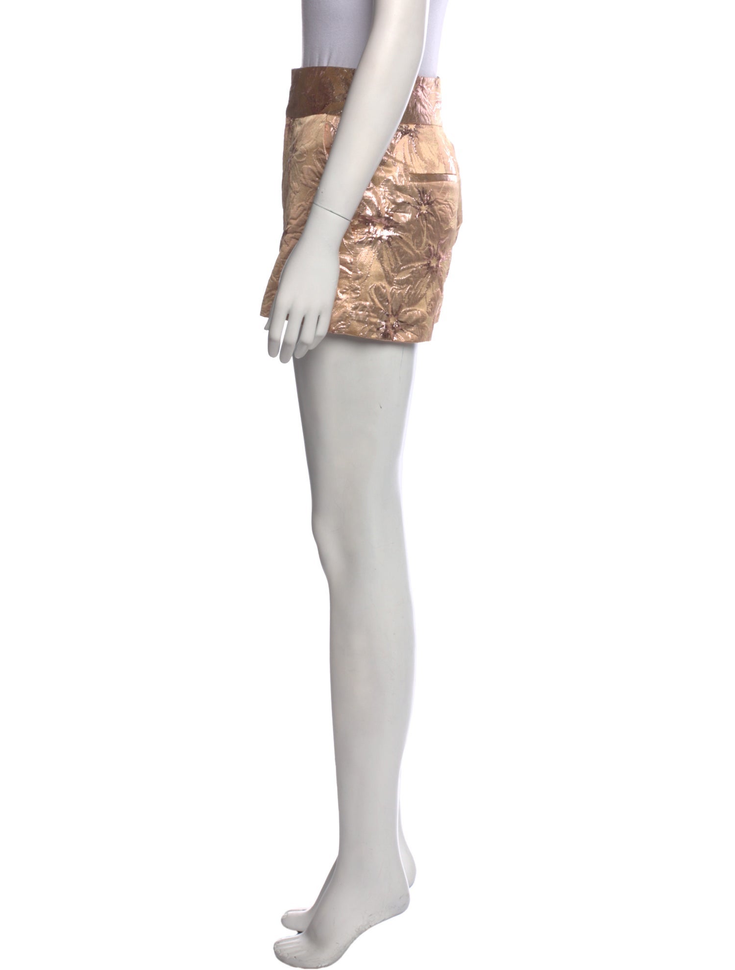 Alice + Olivia Floral Print Mini Shorts w/ Tags