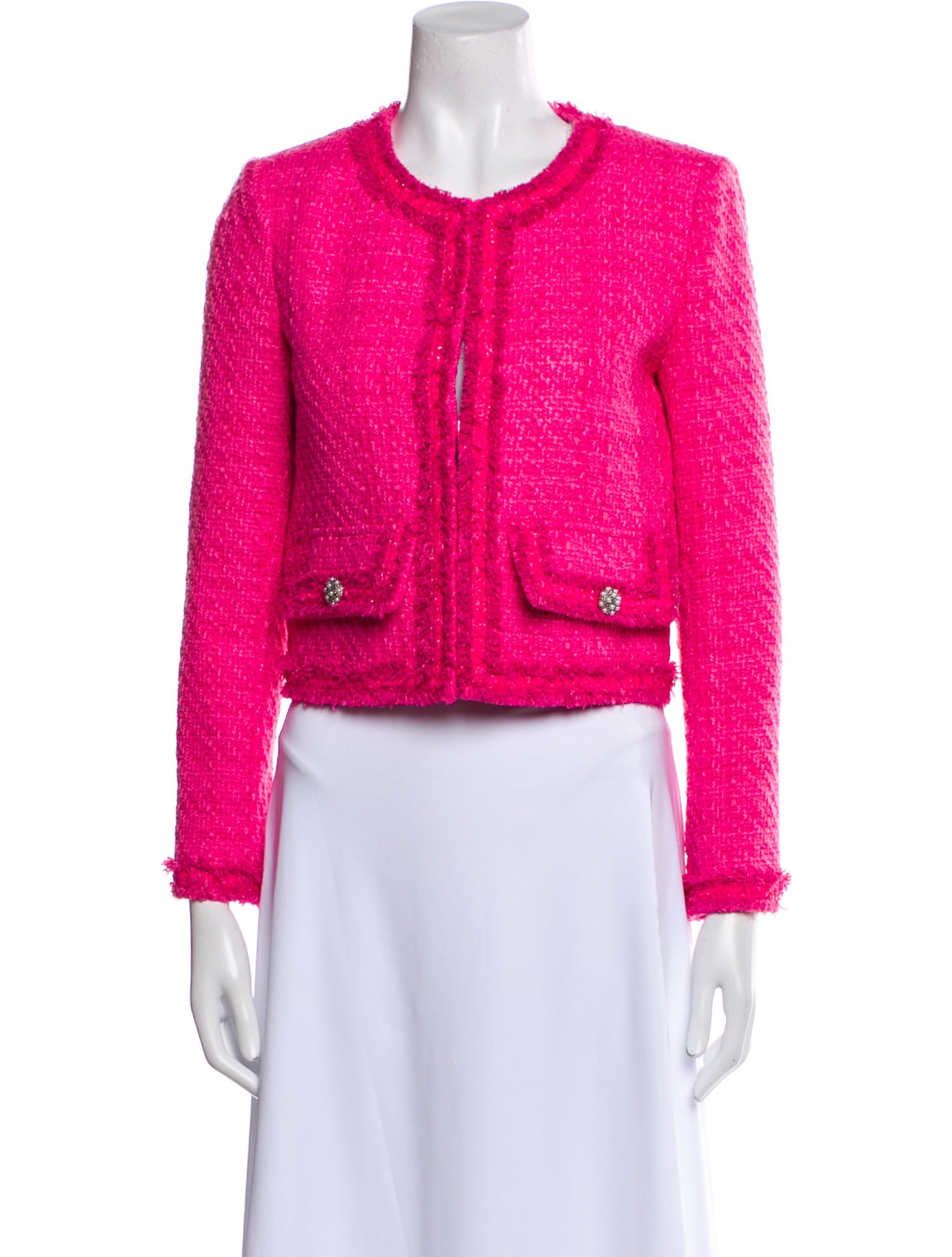 Alice + Olivia Tweed Pattern Evening Jacket w/ Tags