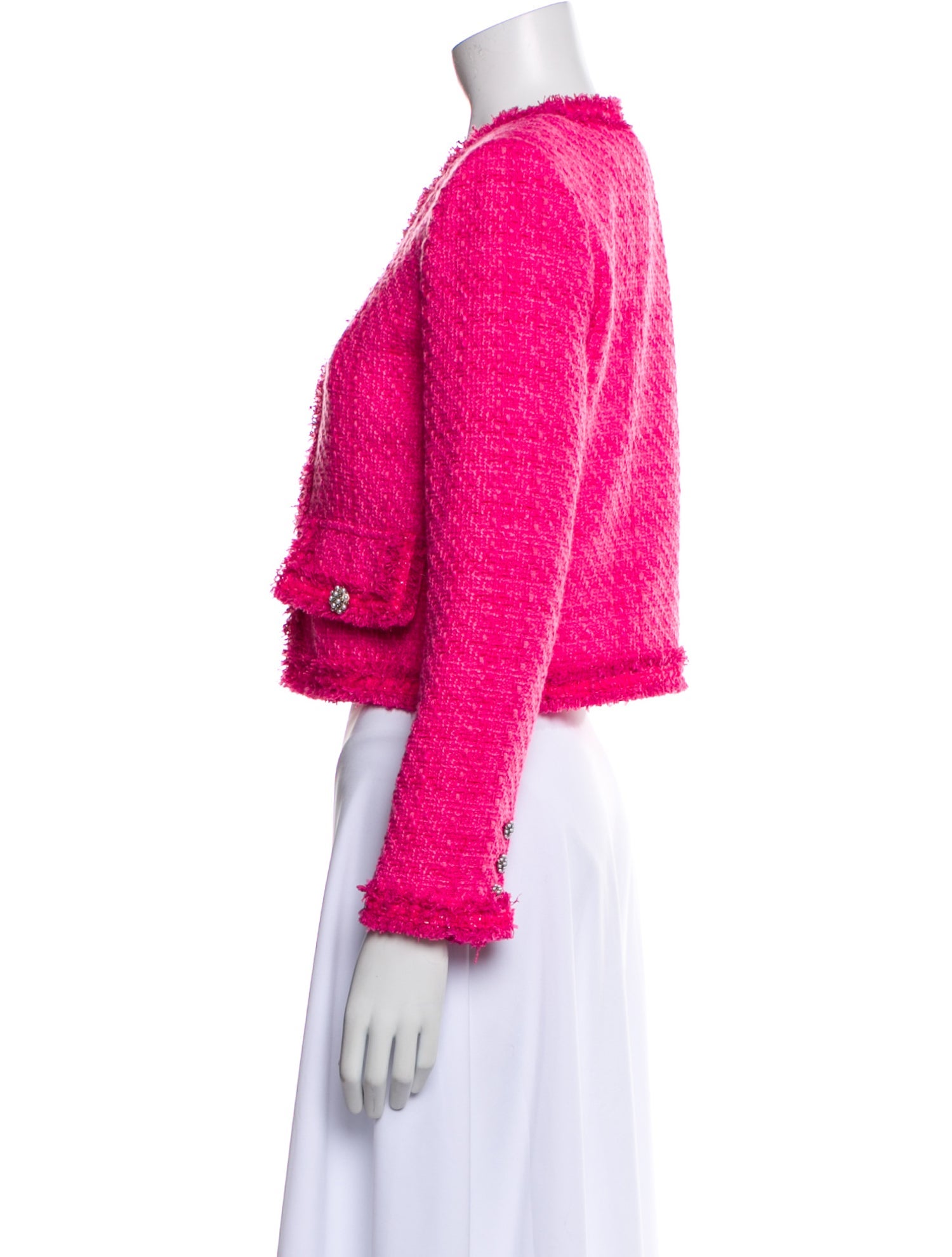 Alice + Olivia Tweed Pattern Evening Jacket w/ Tags