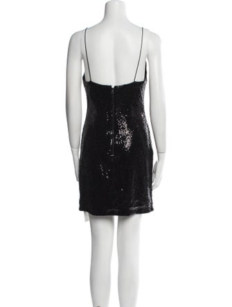Alice + Olivia Scoop Neck Mini Dress