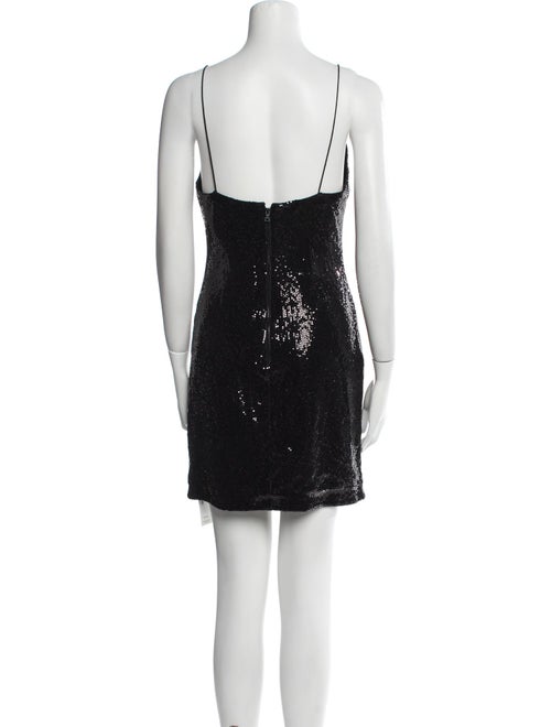 Alice + Olivia Scoop Neck Mini Dress