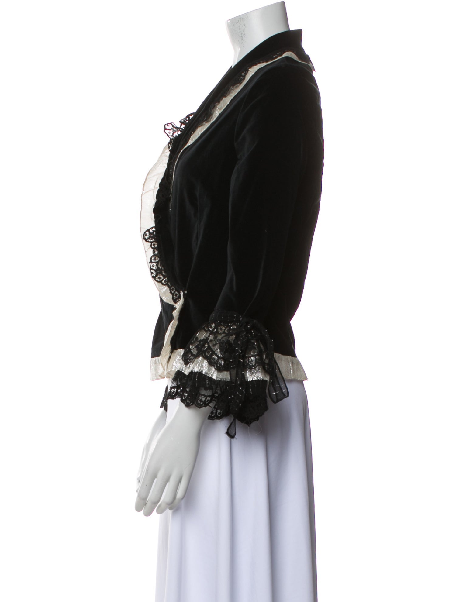 Alice + Olivia Velvet Evening Jacket