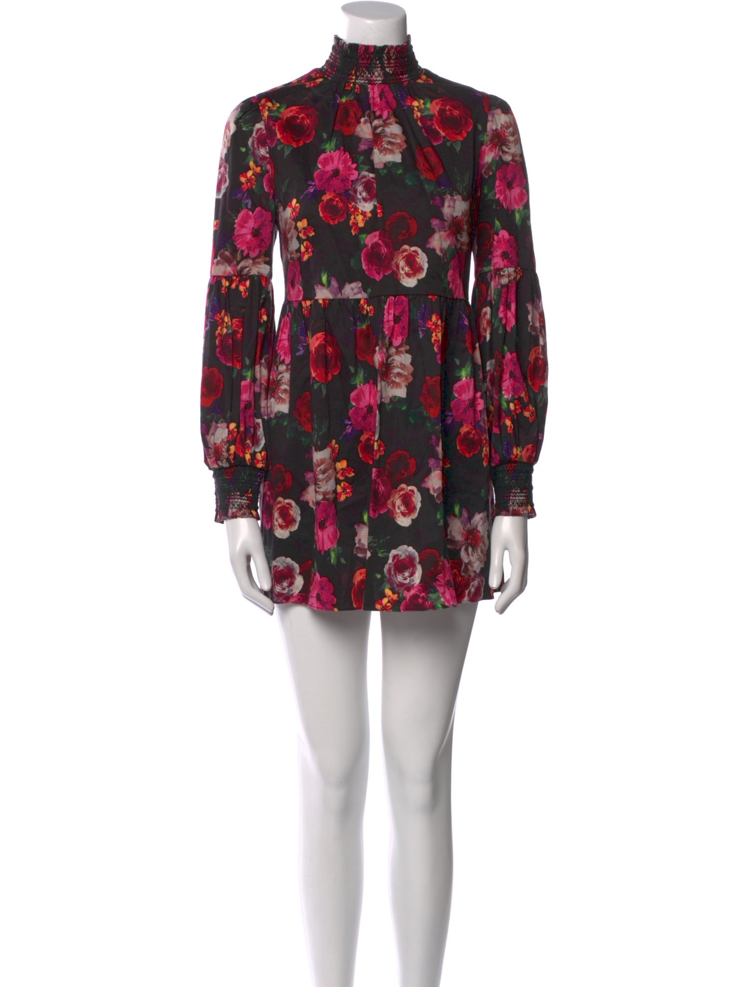 Alice + Olivia Floral Print Mini Dress