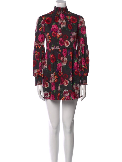 Alice + Olivia Floral Print Mini Dress
