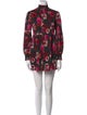 Alice + Olivia Floral Print Mini Dress