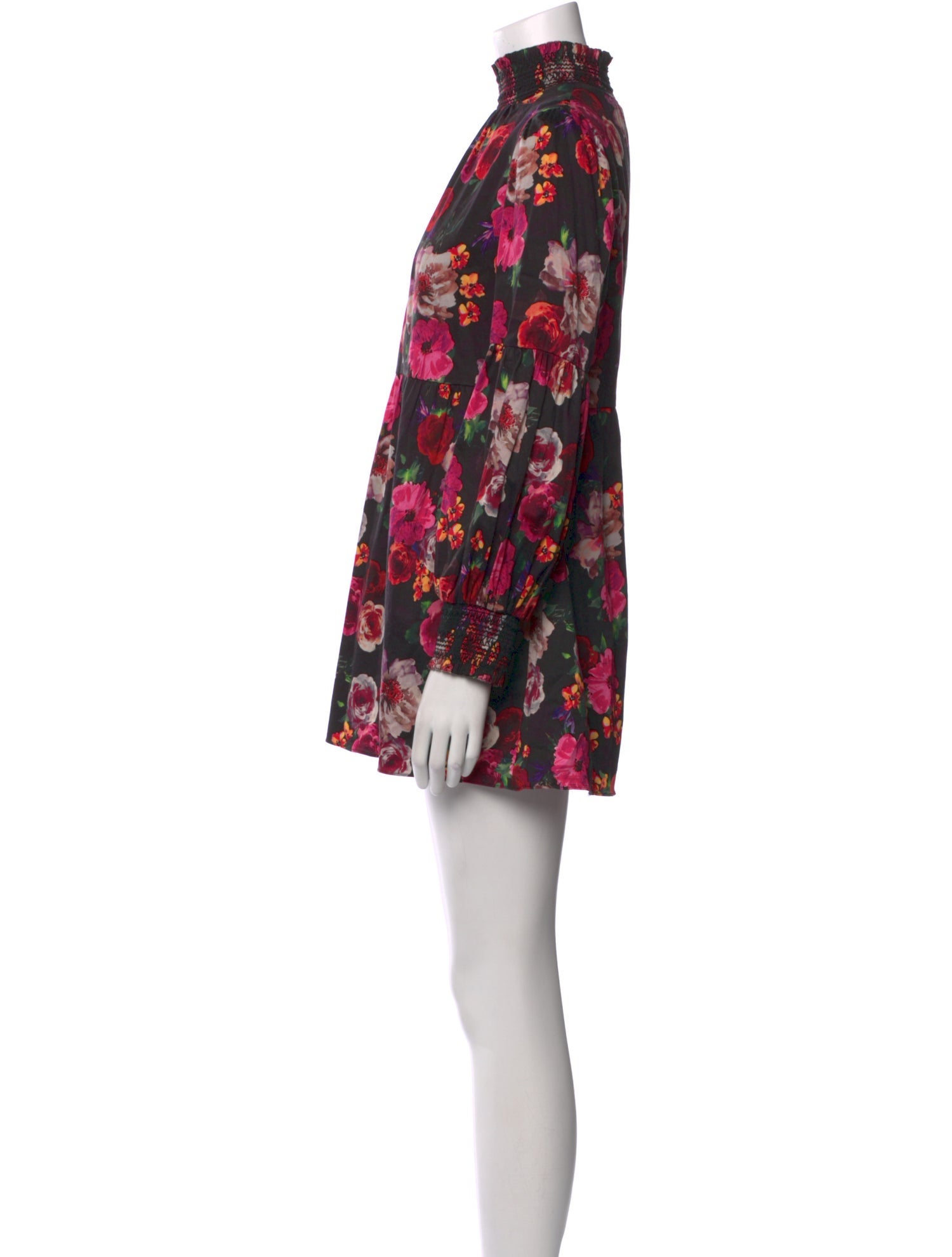 Alice + Olivia Floral Print Mini Dress