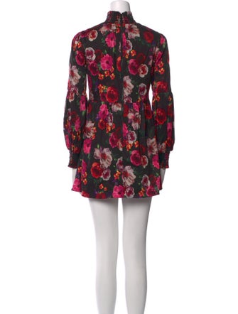 Alice + Olivia Floral Print Mini Dress
