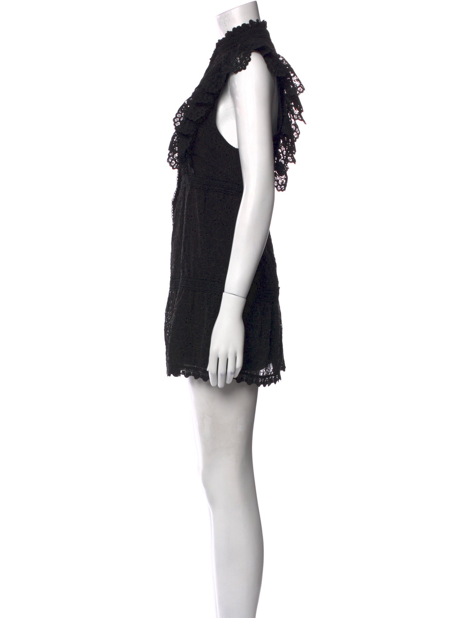 Alice + Olivia Mock Neck Mini Dress