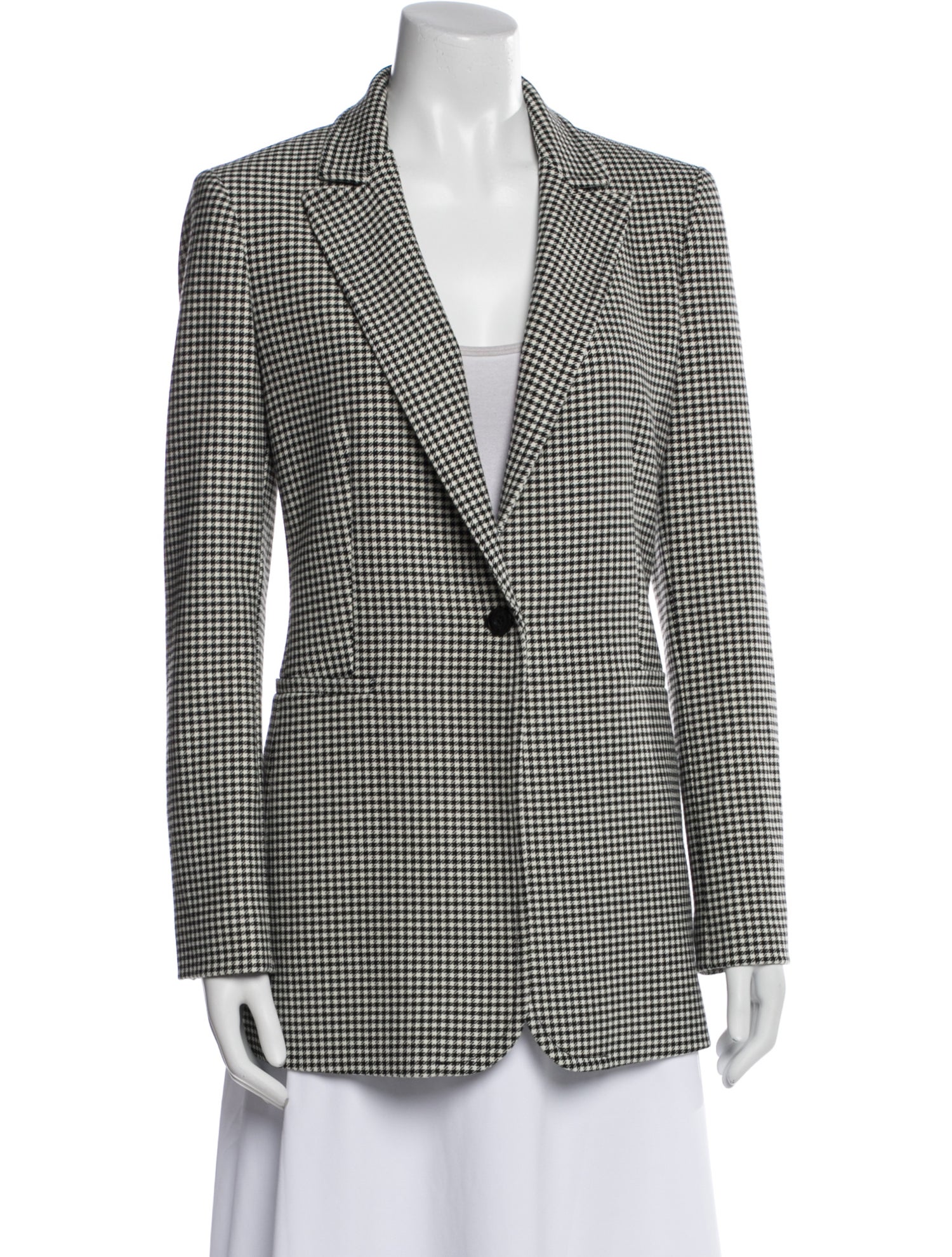 Alice + Olivia Plaid Print Blazer