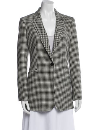 Alice + Olivia Plaid Print Blazer