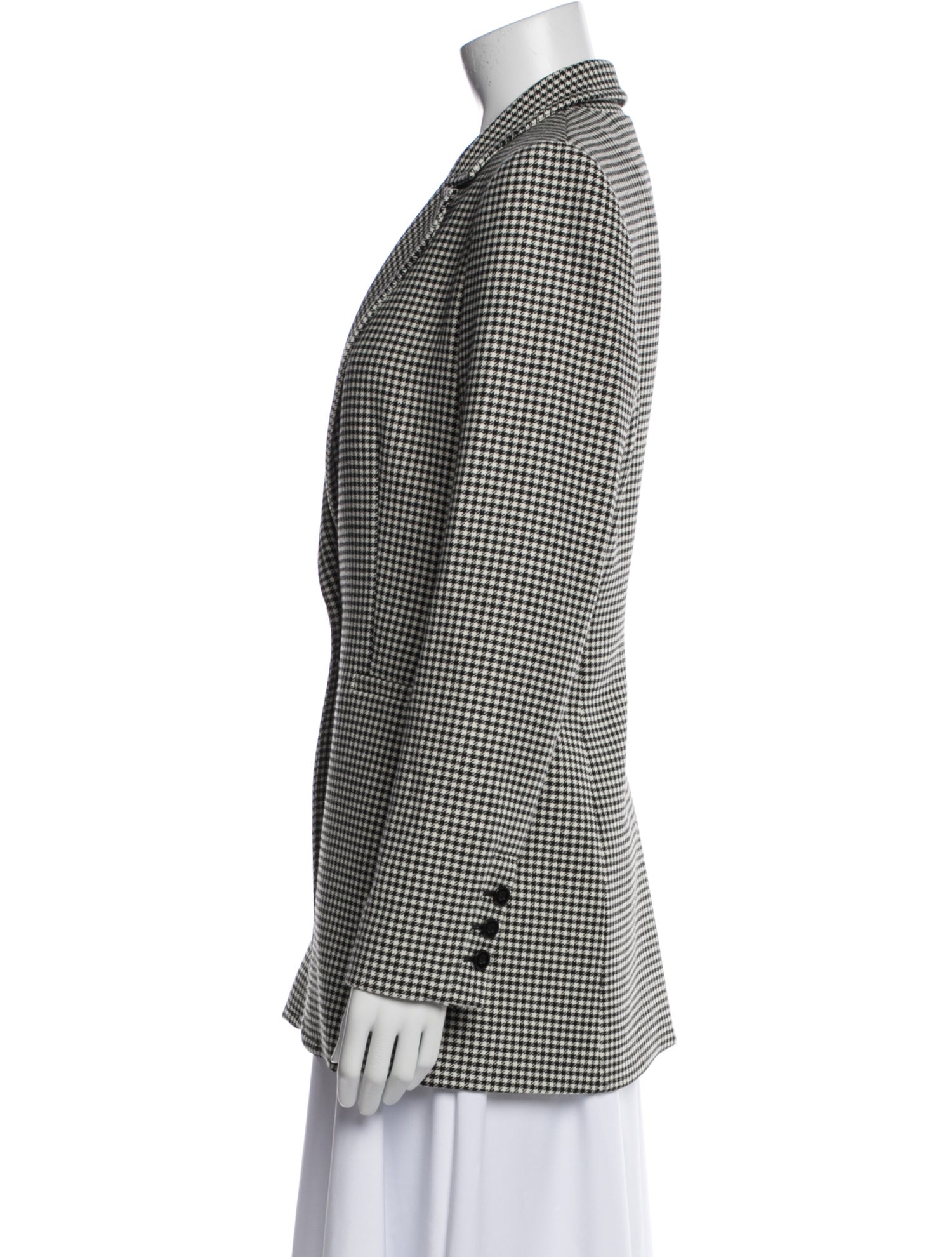 Alice + Olivia Plaid Print Blazer