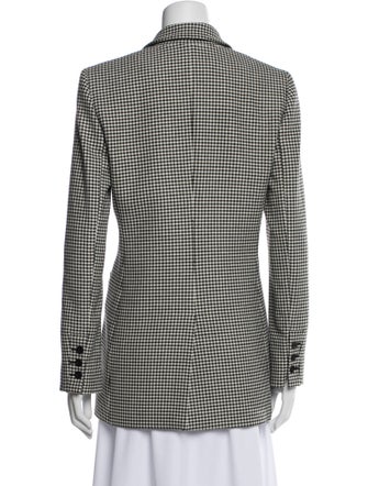 Alice + Olivia Plaid Print Blazer