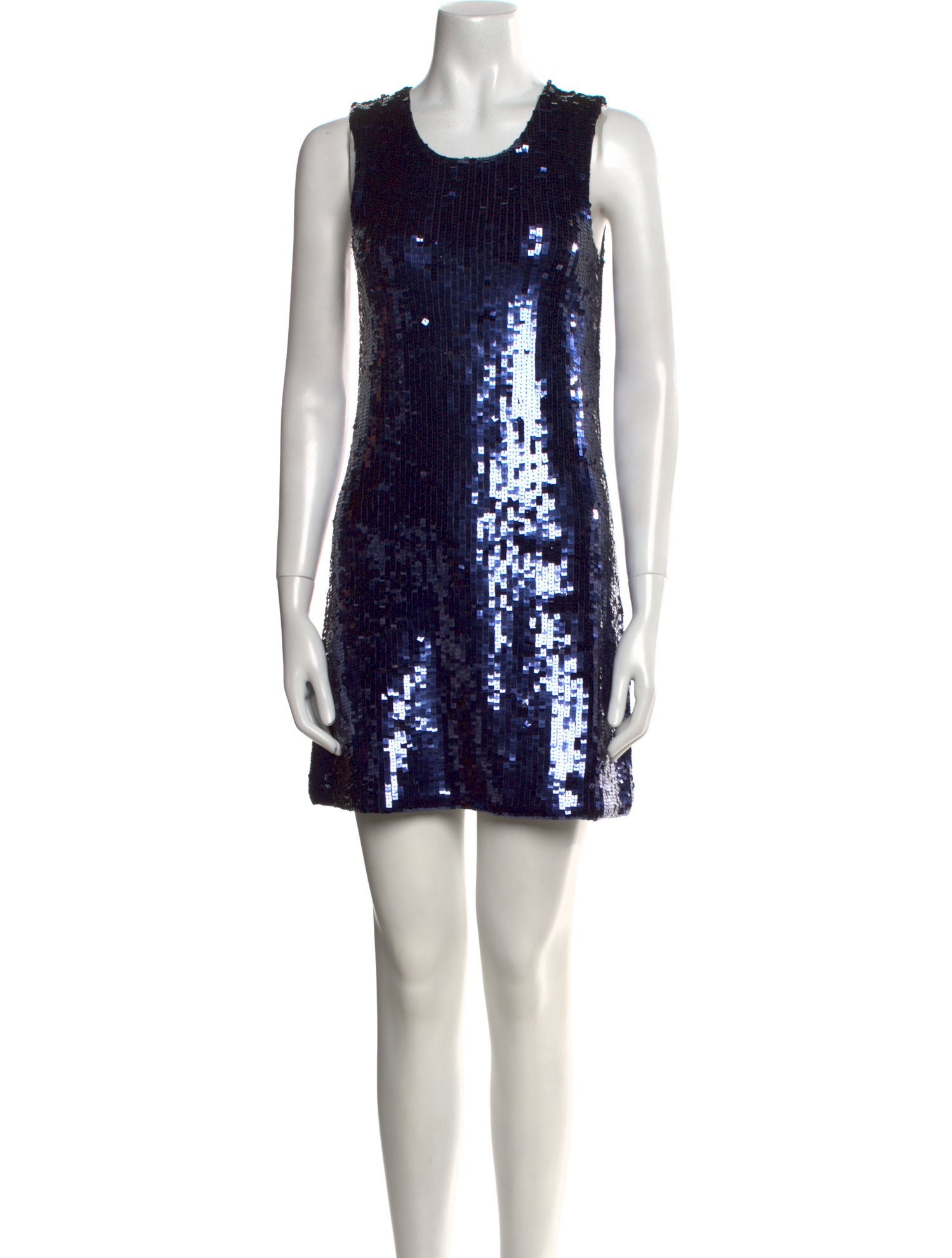 Alice + Olivia Scoop Neck Mini Dress