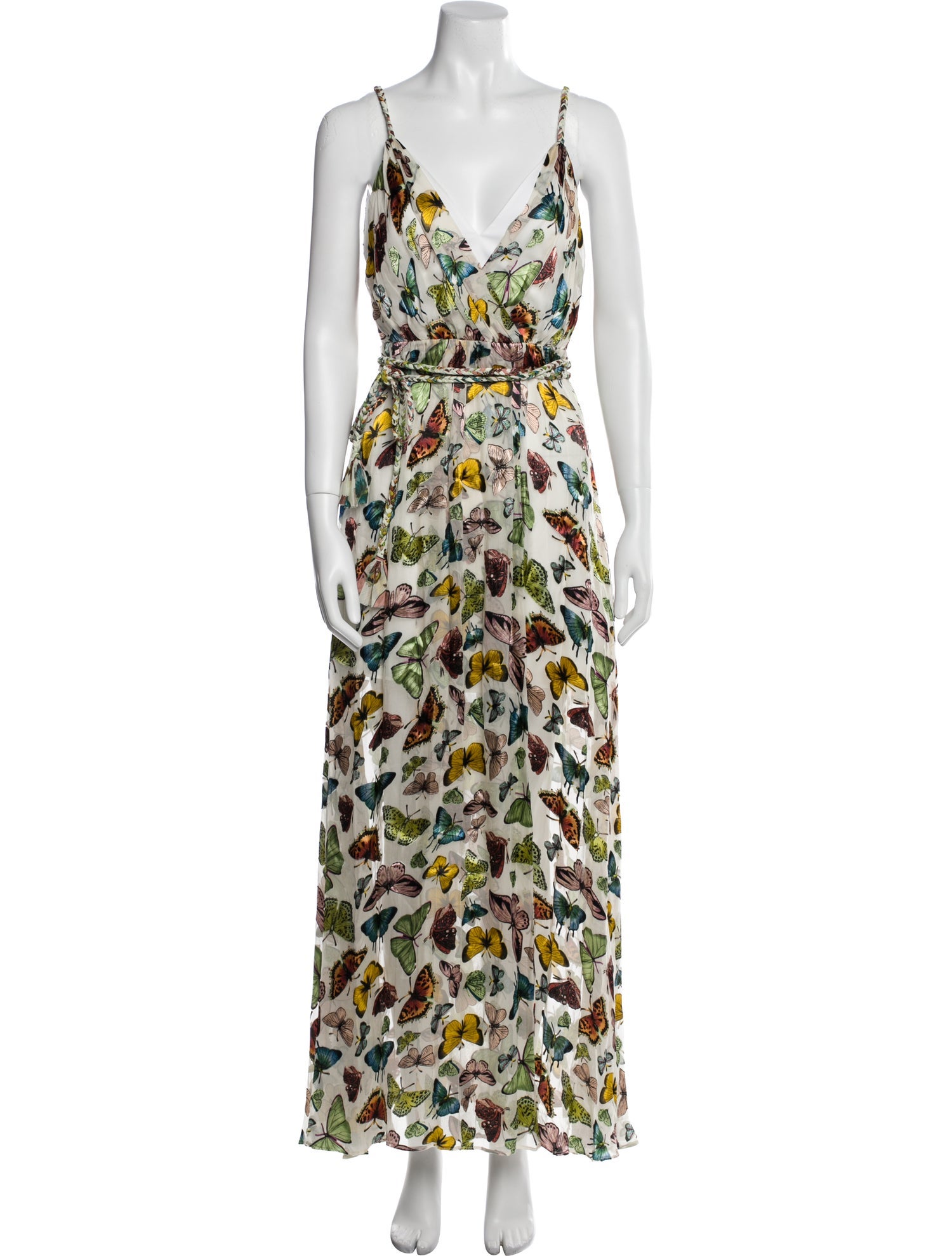 Alice + Olivia Printed Long Dress w/ Tags