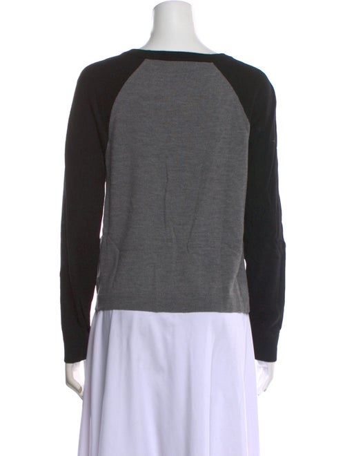 Alice + Olivia Wool Graphic Print Sweater