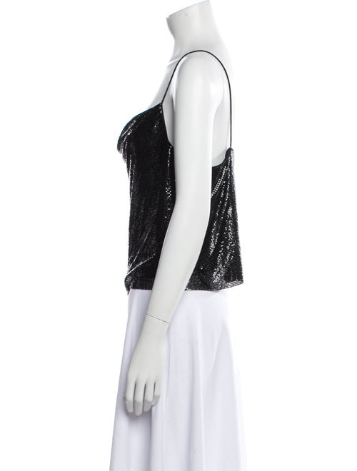 Alice + Olivia Cowl Neck Sleeveless Top