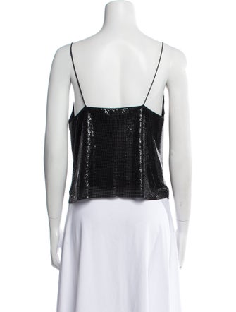 Alice + Olivia Cowl Neck Sleeveless Top