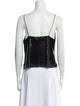 Alice + Olivia Cowl Neck Sleeveless Top
