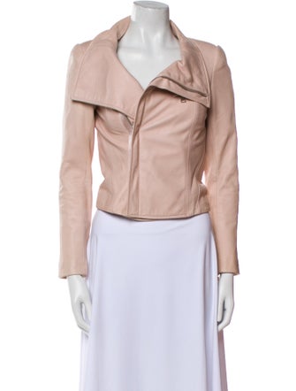 Alice + Olivia Leather Biker Jacket