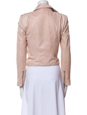 Alice + Olivia Leather Biker Jacket