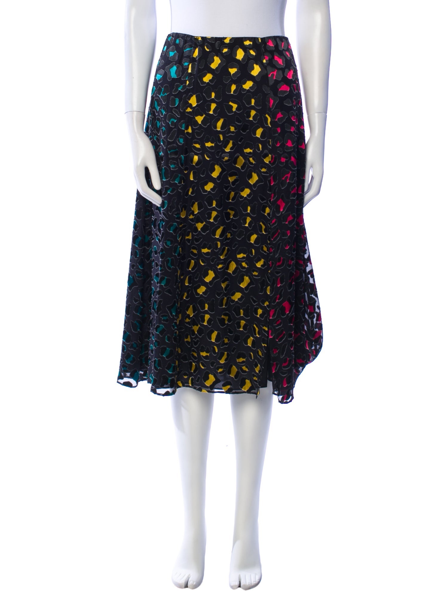 Alice + Olivia Printed Midi Length Skirt