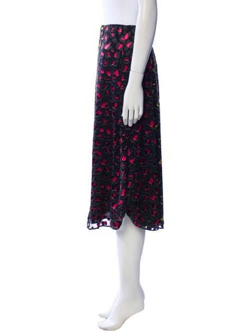 Alice + Olivia Printed Midi Length Skirt