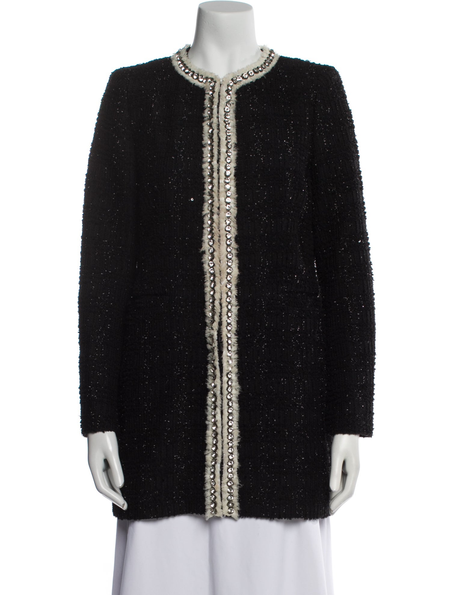 Alice + Olivia Tweed Pattern Evening Jacket