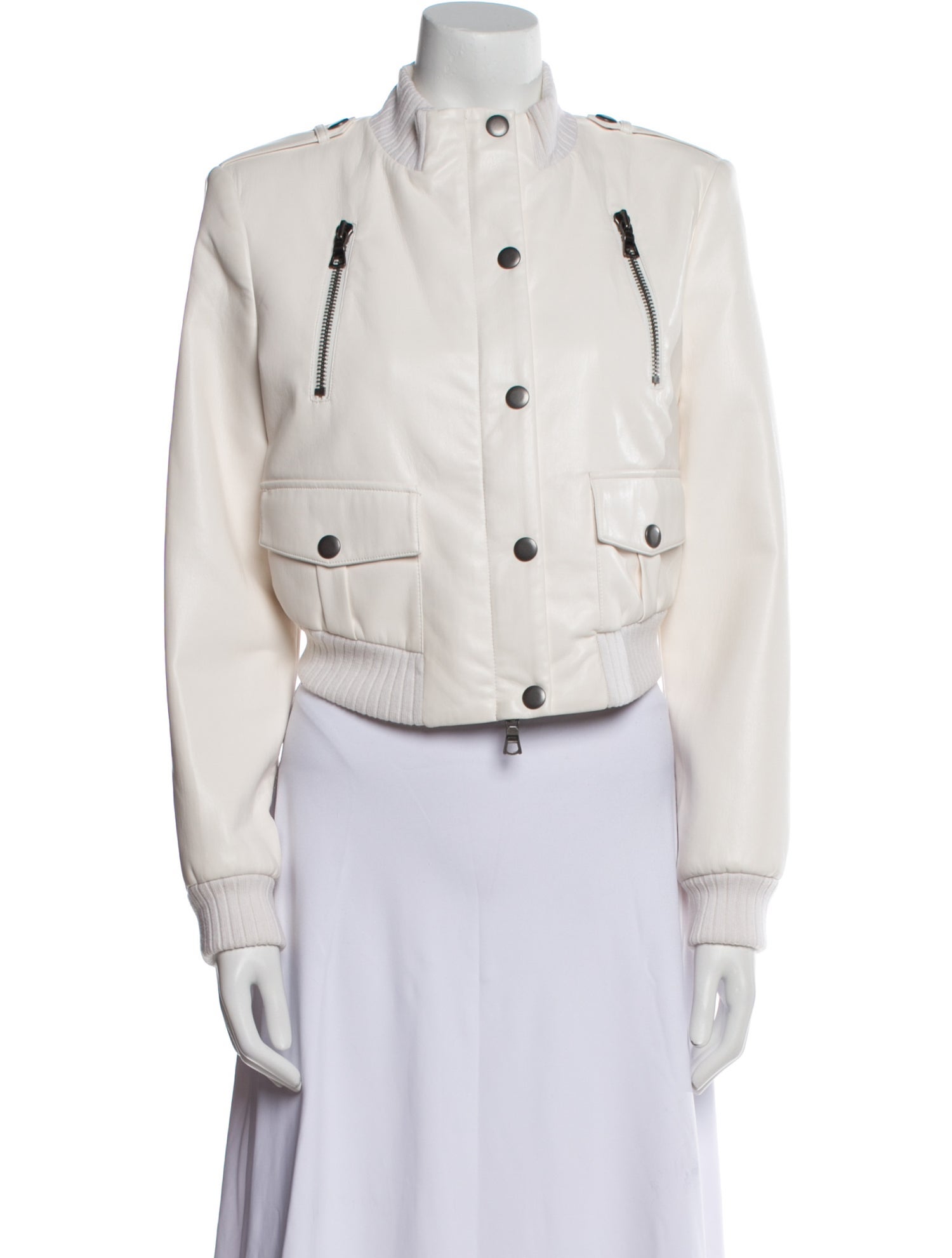 Alice + Olivia Faux Leather Jacket